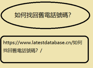 如何找回舊電話號碼？/