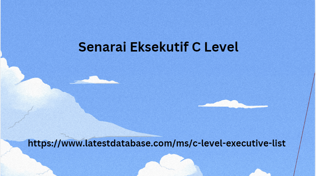 Senarai Eksekutif C Level 