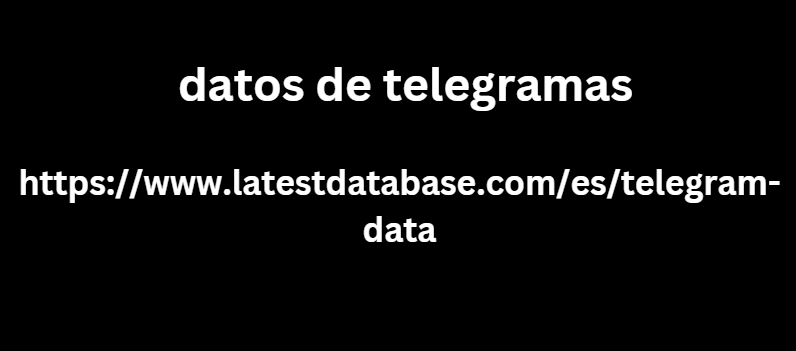 datos de telegramas